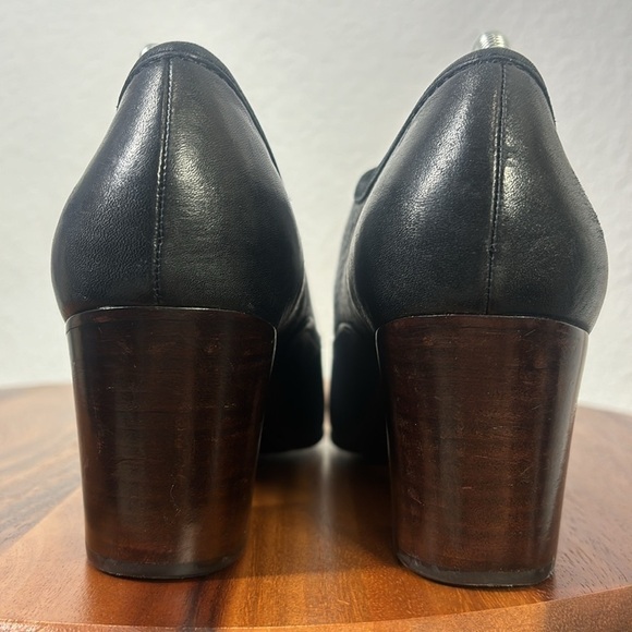 Frye Stella black soft leather slip on booties size 8 - Picture 6 of 11